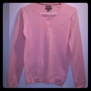 sold Tommy Hilfiger pink sweater pima cotton S/P